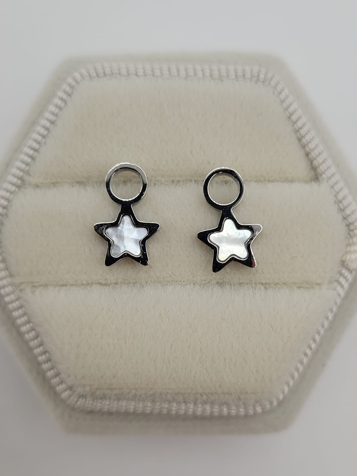 Stargazer White Shell Charms