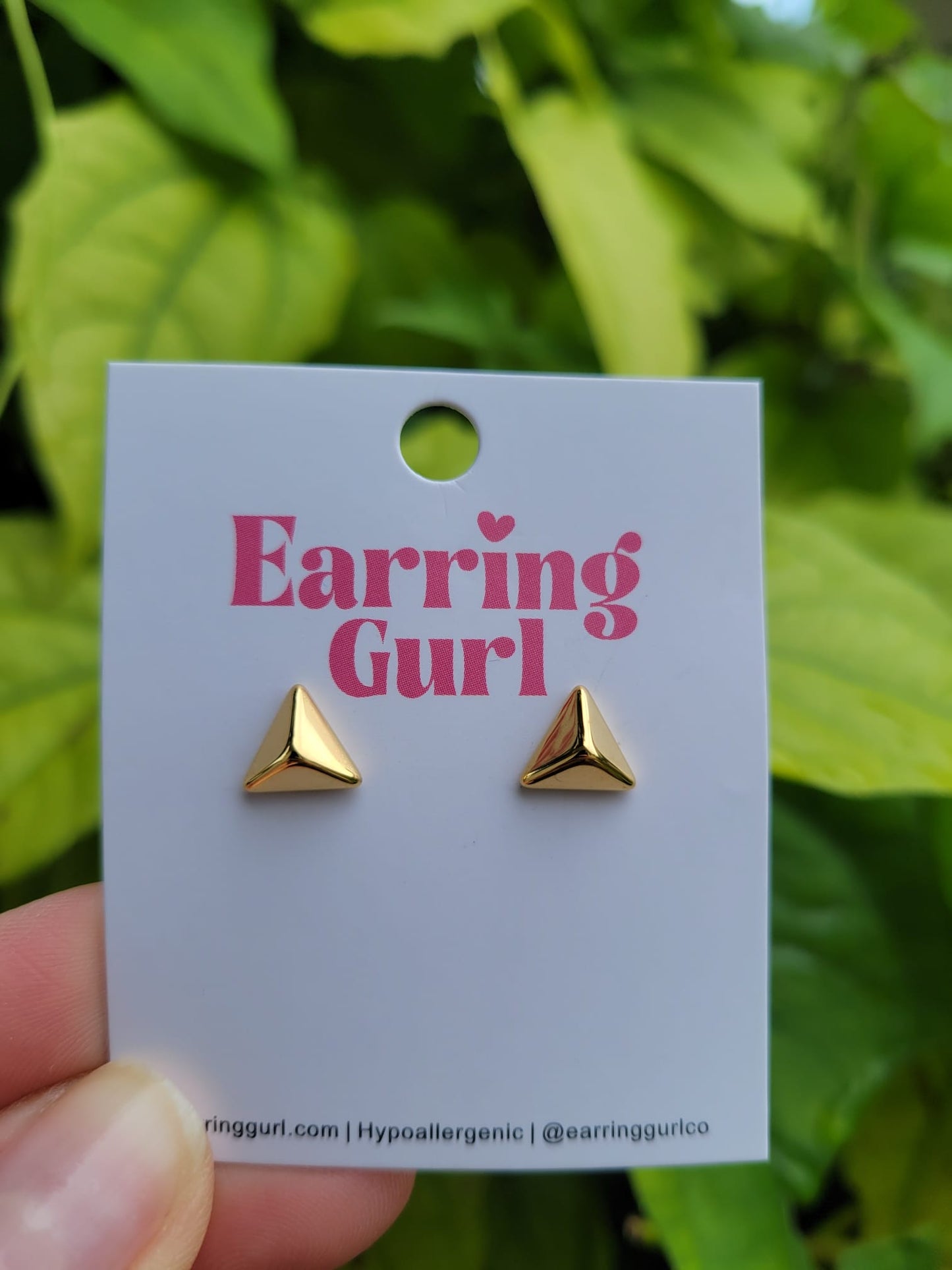 Pyramid Stud Gold